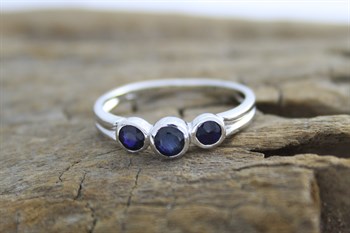 Stg Sil Sapphire Ring