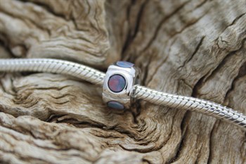 Sterling Silver Opal bead