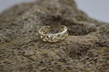 9ct YG Celtic Toe Ring