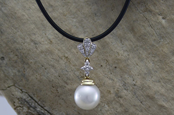 South Sea Pearl & Diamond Pendant