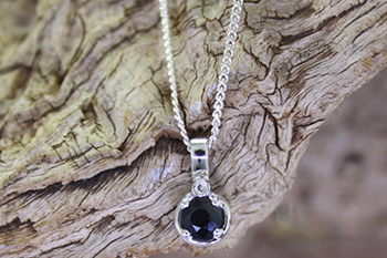 Sapphire & Diamond Pendant