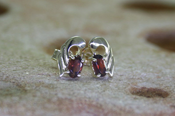 Garnet Earrings