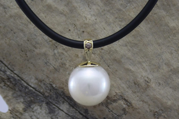 South Sea Pearl & Diamond Pendant