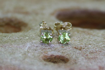 Peridot Studs