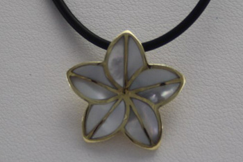 Small Frangipani Pendant