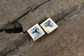 Blue Topaz Studs